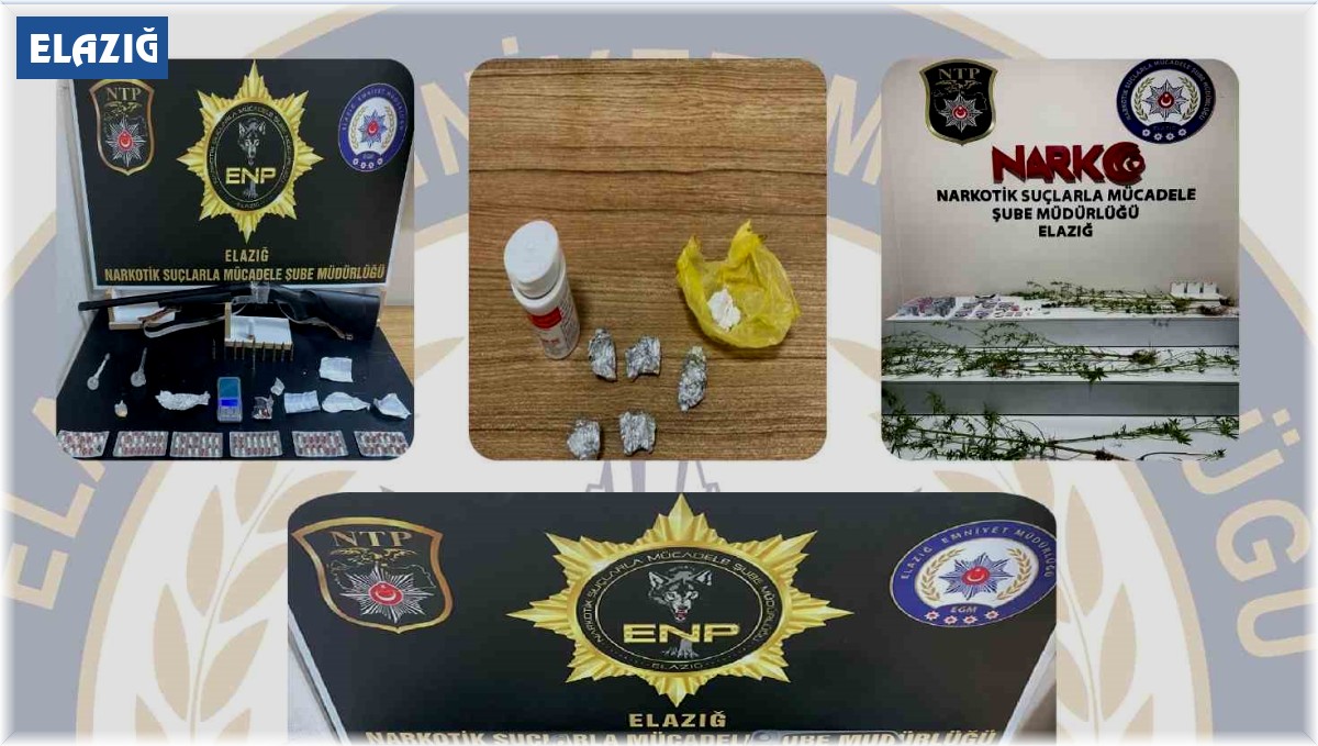 Elazığ'da uyuşturucu satıcılarına geçit yok