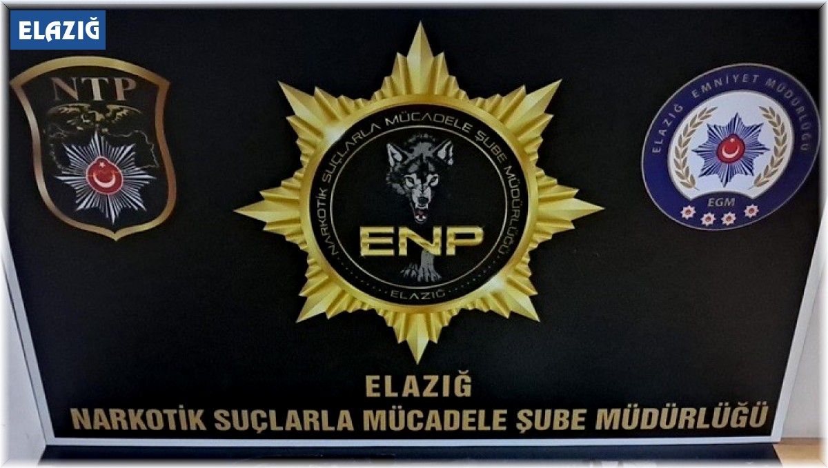 Elazığ'da uyuşturucu satıcılarına operasyon: 2 tutuklama