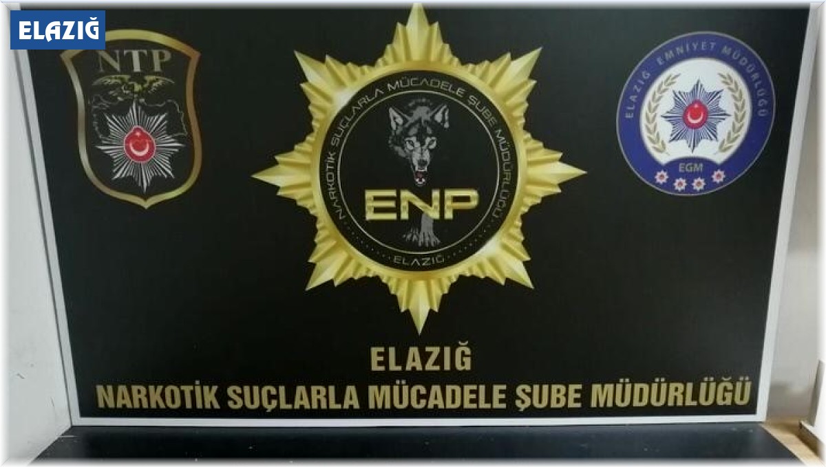 Elazığ'da uyuşturucu taciri tutuklandı