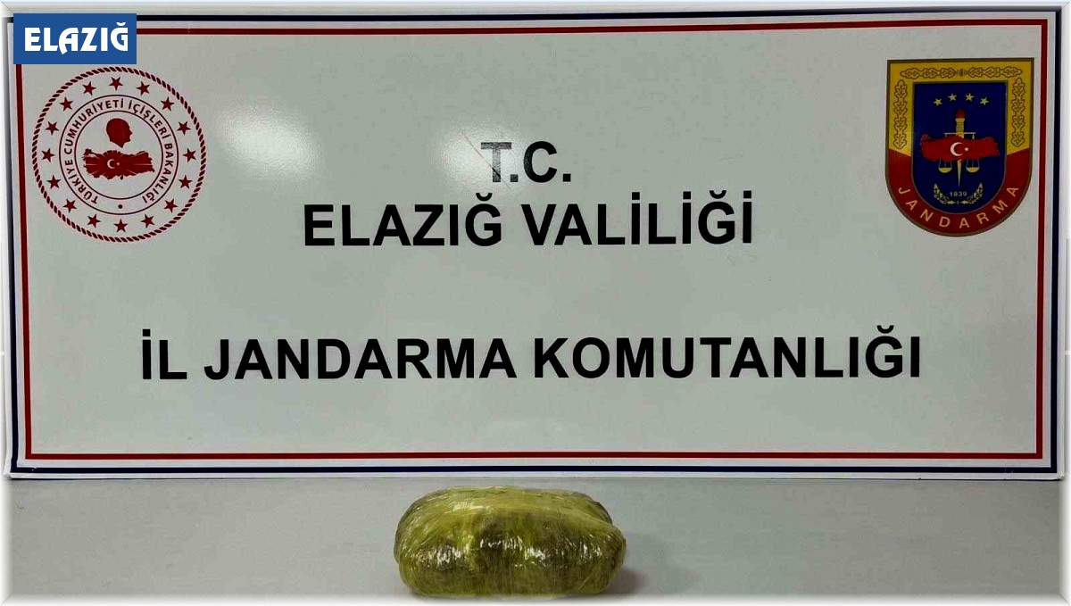 Elazığ'da uyuşturucu taciri yakalandı