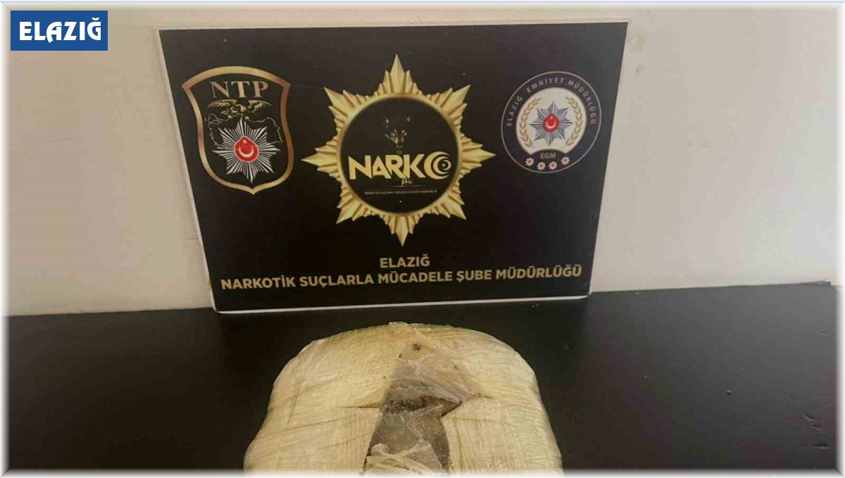 Elazığ'da uyuşturucu ticareti yapan bir kişi tutuklandı