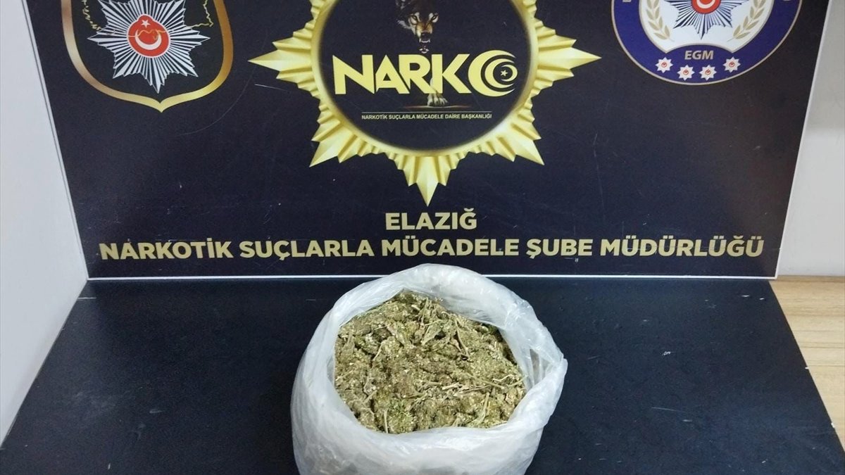 Elazığ'da uyuşturucu ticareti yaptıkları iddiasıyla 4 şüpheli yakalandı