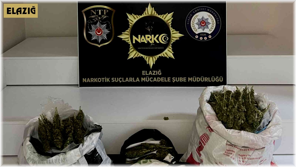 Elazığ'da uyuşturucuya geçit yok: 1 gözaltı