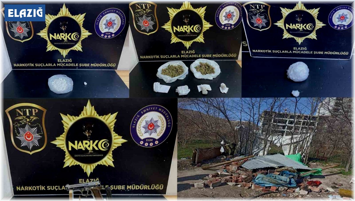 Elazığ'da uyuşturucuya geçit yok