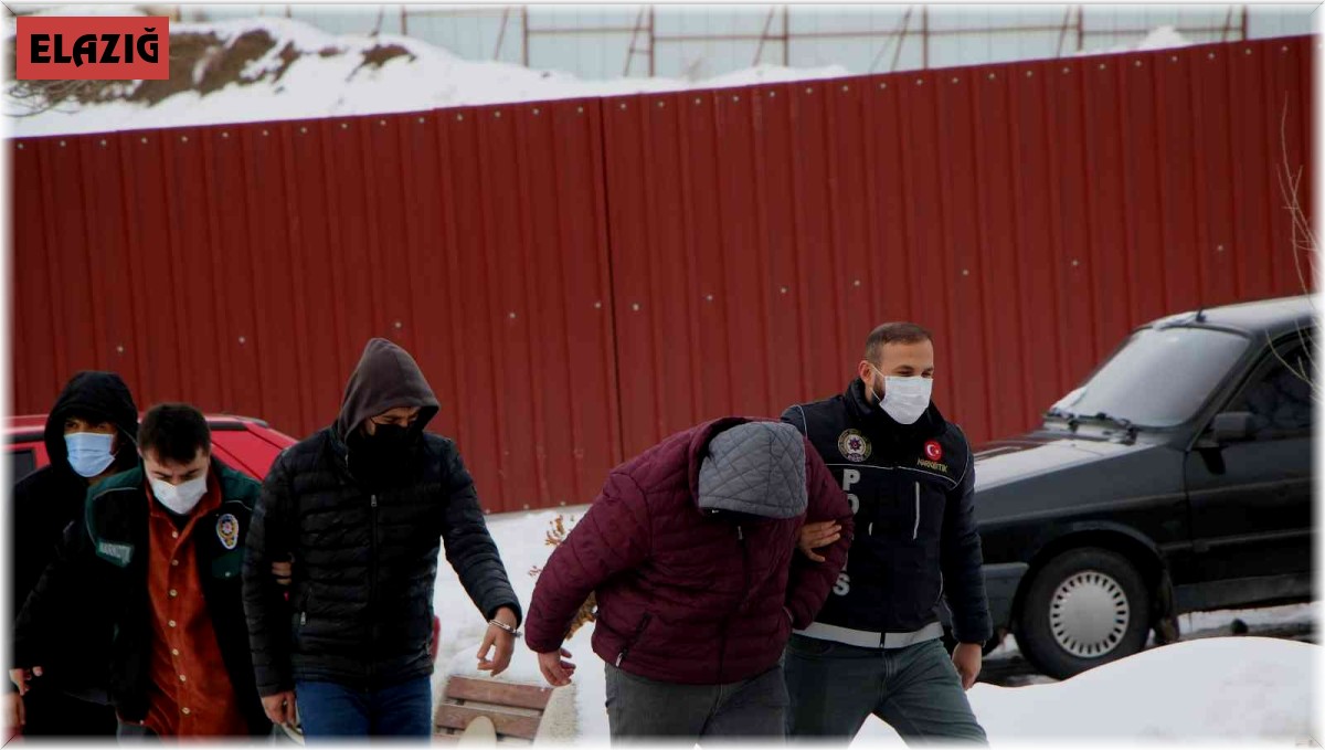 Elazığ'da uyuşturucuyla mücadele: 2 gözaltı