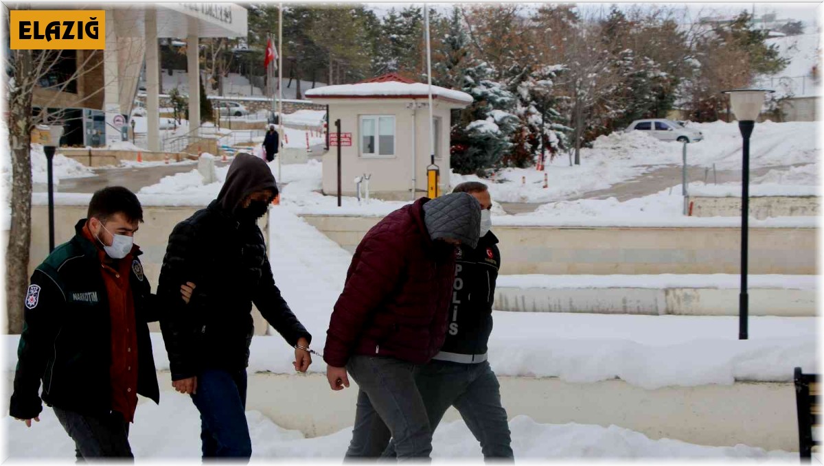 Elazığ'da uyuşturucuyla mücadele: 2 tutuklama