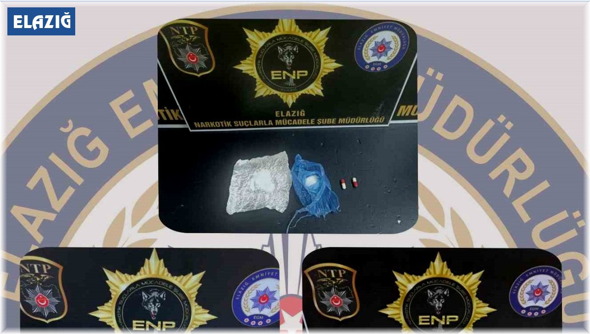 Elazığ'da uyuşturucuyla mücadele: 3 tutuklama
