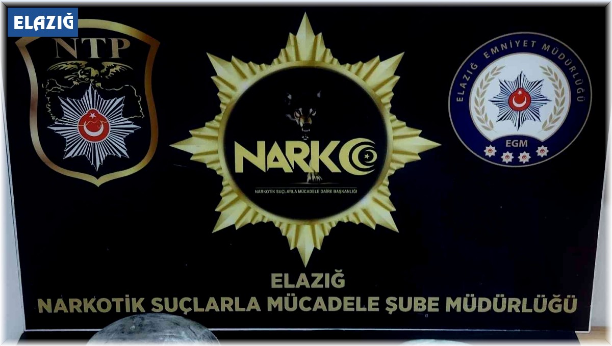 Elazığ'da uyuşturucuyla mücadele sürüyor: 3 tutuklama