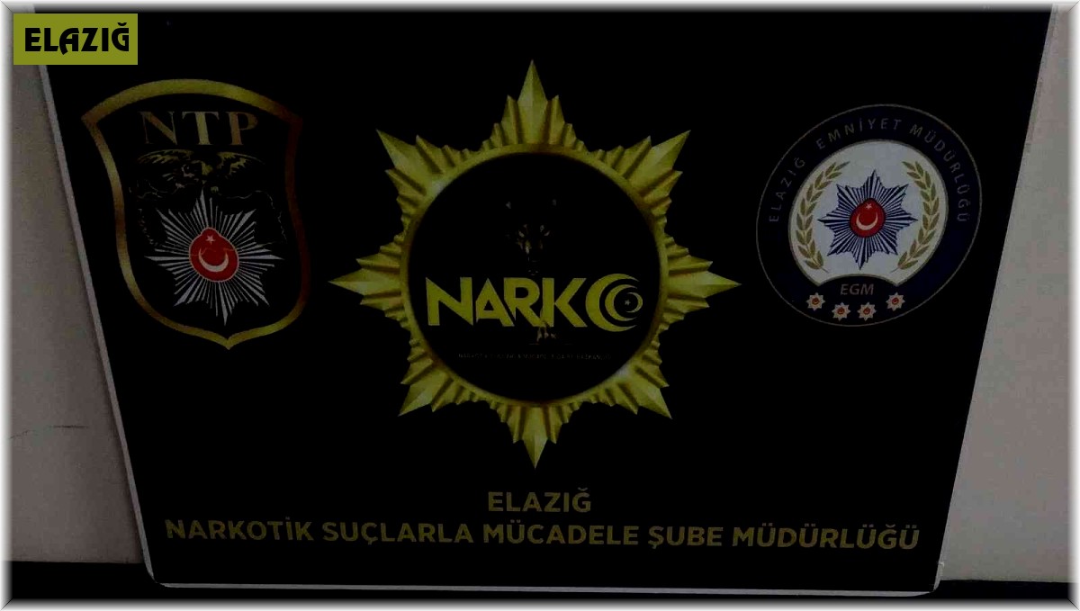 Elazığ'da uyuşturucuyla mücadele sürüyor: 4 tutuklama