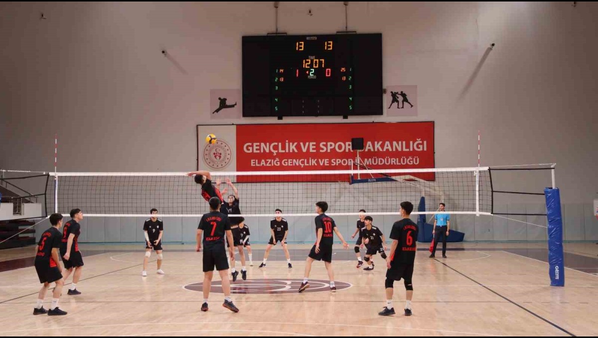 Elazığ'da voleybol müsabakaları sona erdi