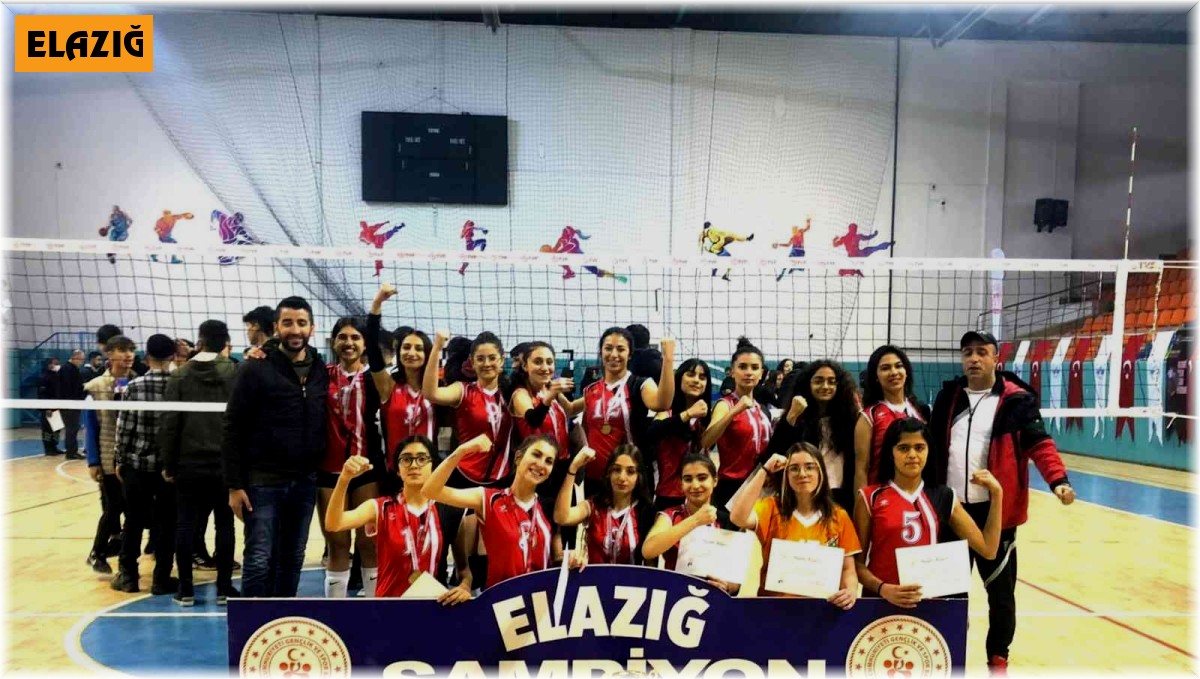 Elazığ'da voleybol müsabakaları sona erdi