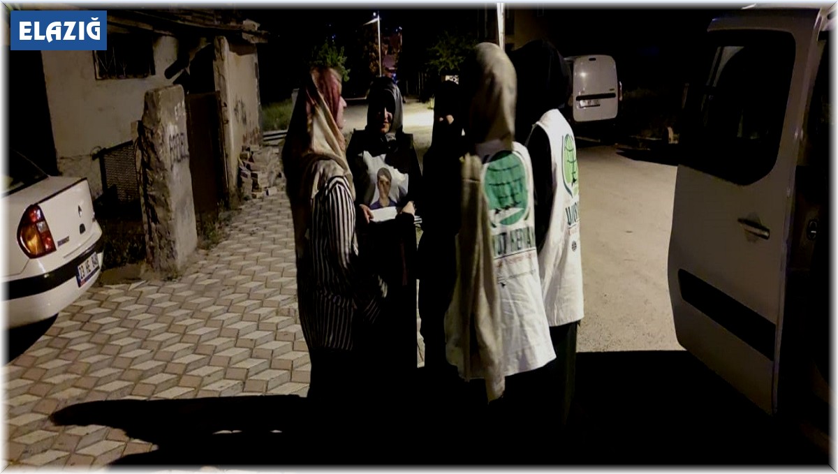 Elazığ'da Yasin Börü adına kurban eti dağıtıldı