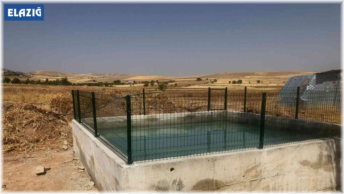 Elazığ'da yeni sulama projeleri faaliyete geçirildi