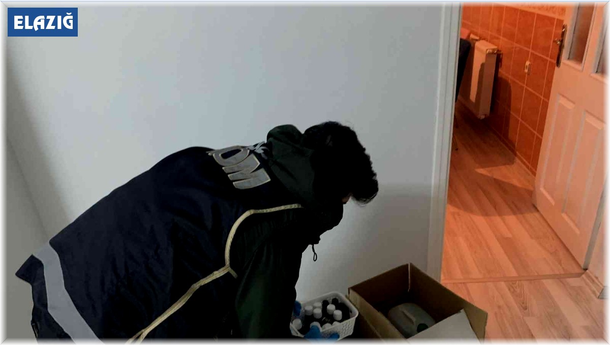 Elazığ'da yılbaşı öncesi sahte içki operasyonu: 4 gözaltı