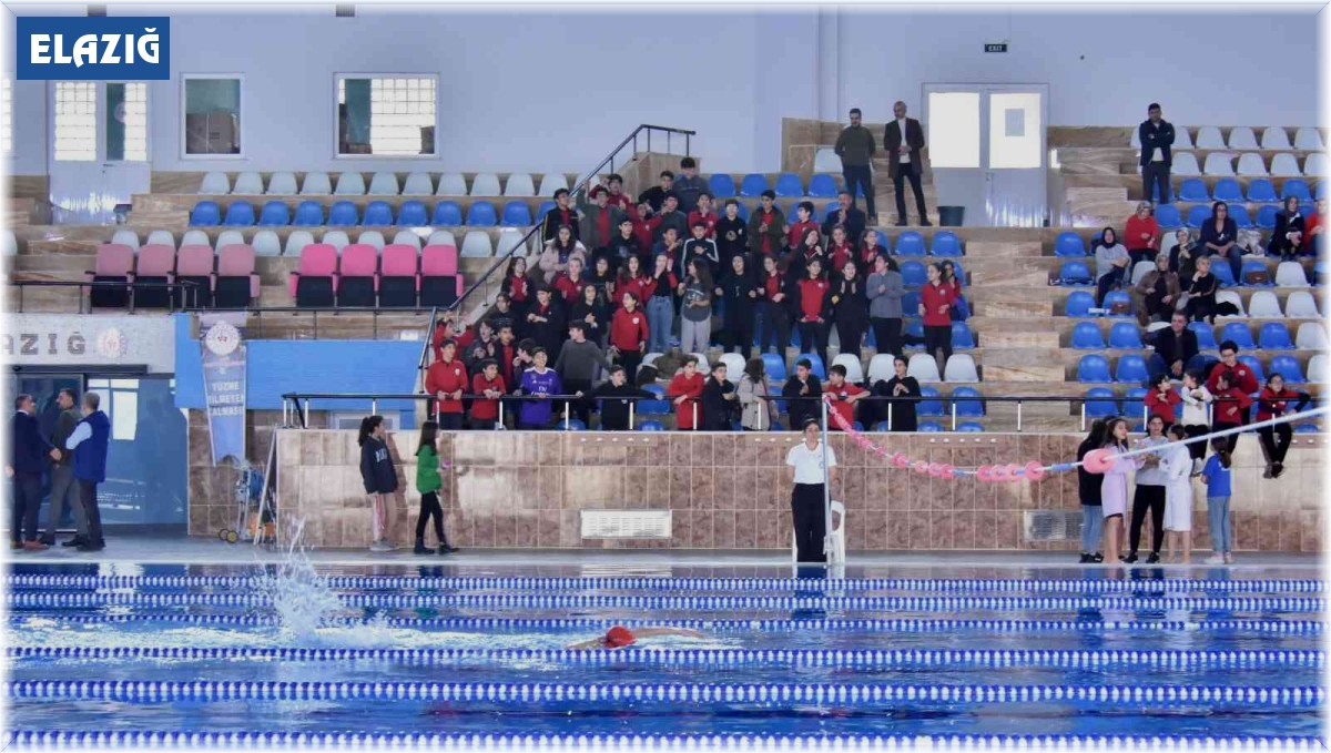 Elazığ'da yüzme yarışmaları sona erdi