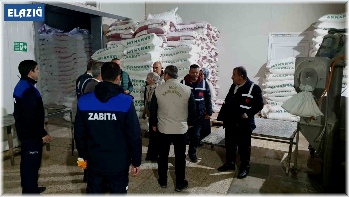 Elazığ'da zabıta ekipleri, gıda denetimlerini sürdürüyor