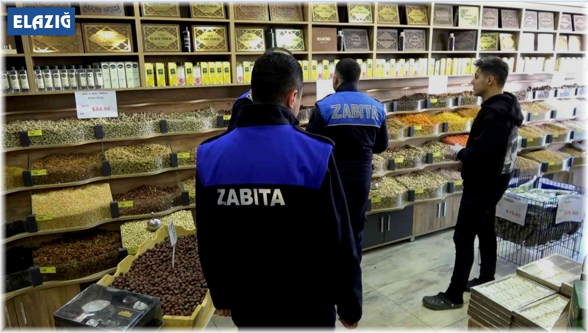 Elazığ'da zabıtadan yılbaşı öncesi denetim