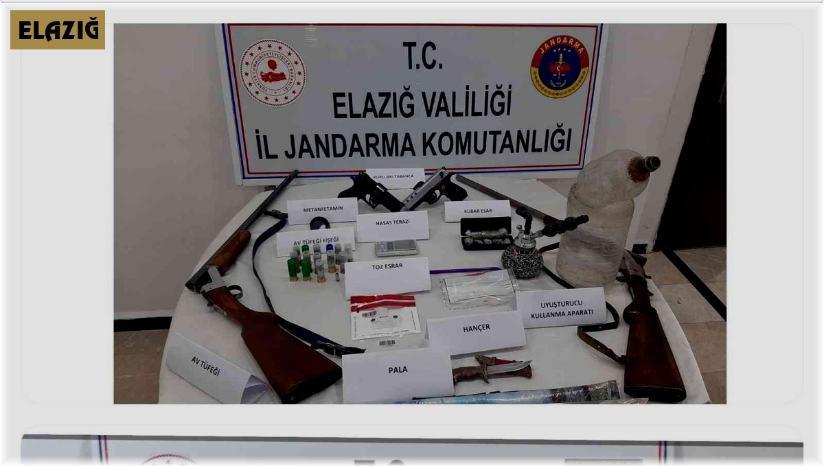 Elazığ'da zehir tacirlerine darbe