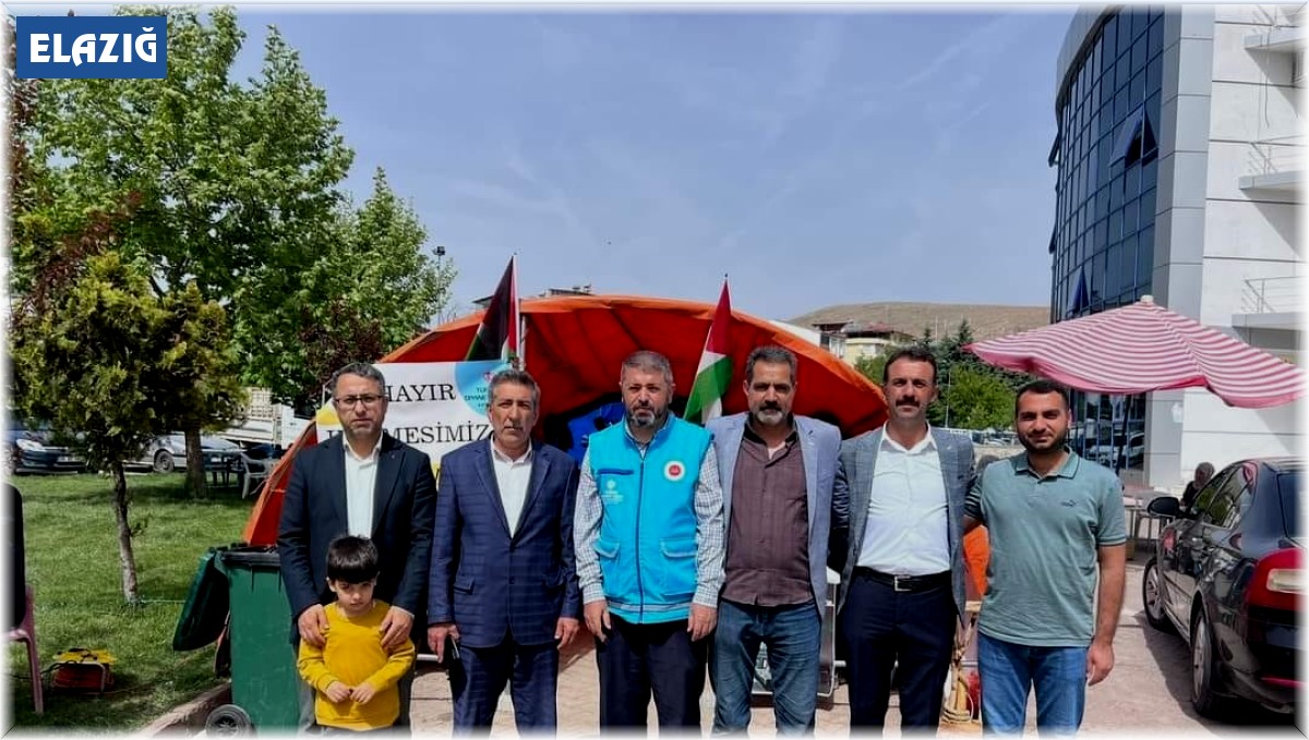 Elazığ'daki kampanyada elde edilen 263 bin lira Filistin'e gönderildi