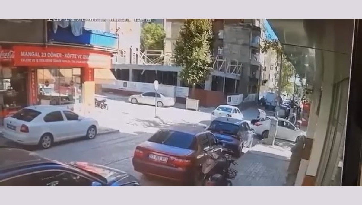 Elazığ'daki kaza kameralara yansıdı