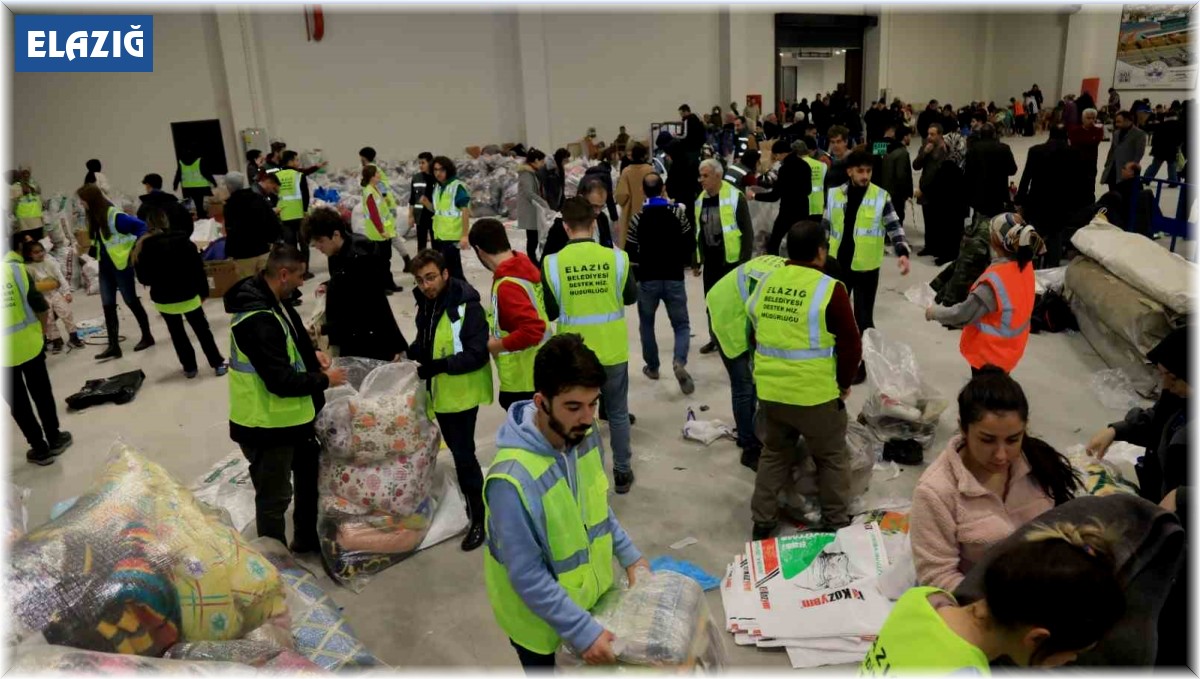 Elazığ, depremzedeler için tek yürek oldu