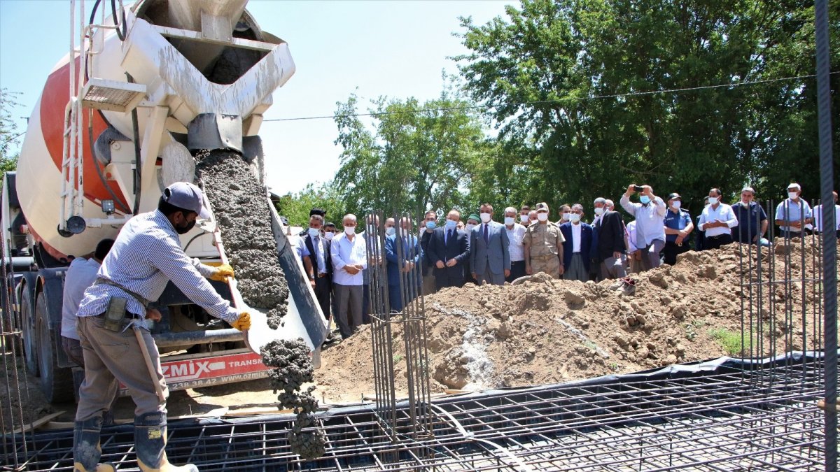 Elazığ Derviş Ali Camii'nin temeli atıldı