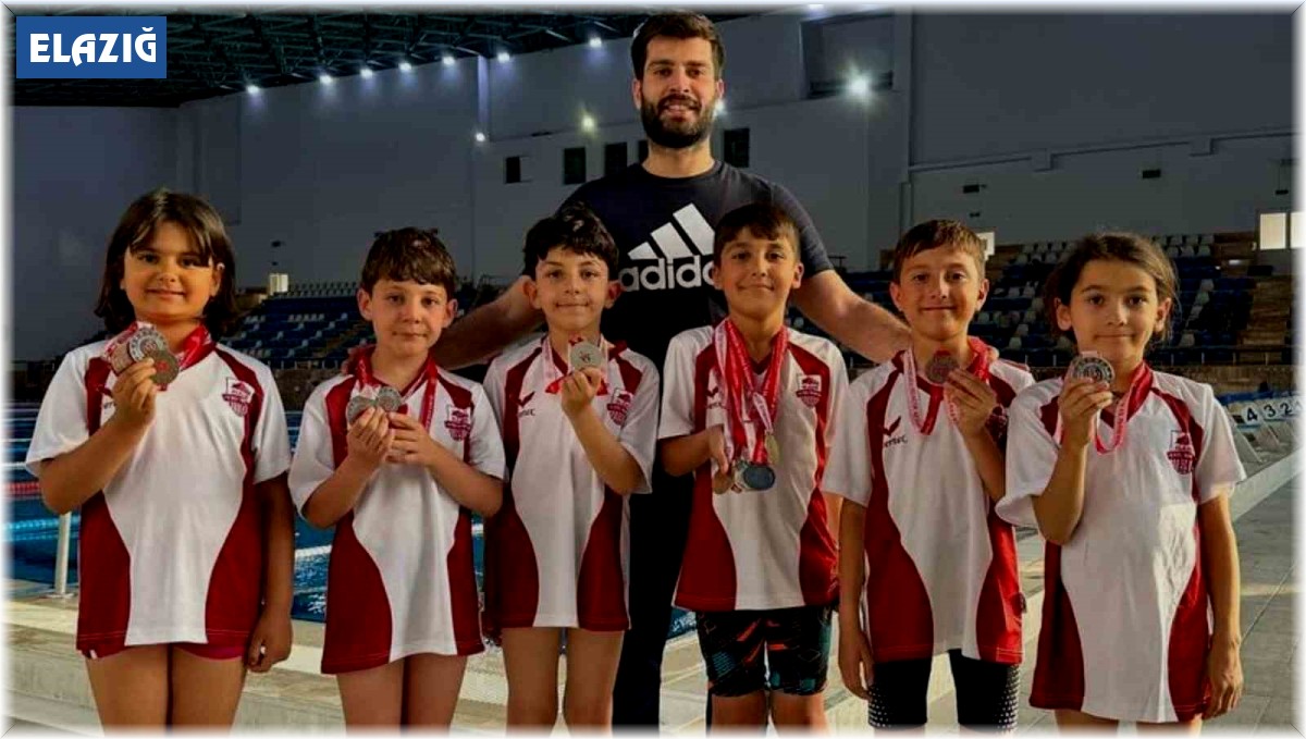 Elazığ İl Özel İdare'den yüzmede 11 madalya