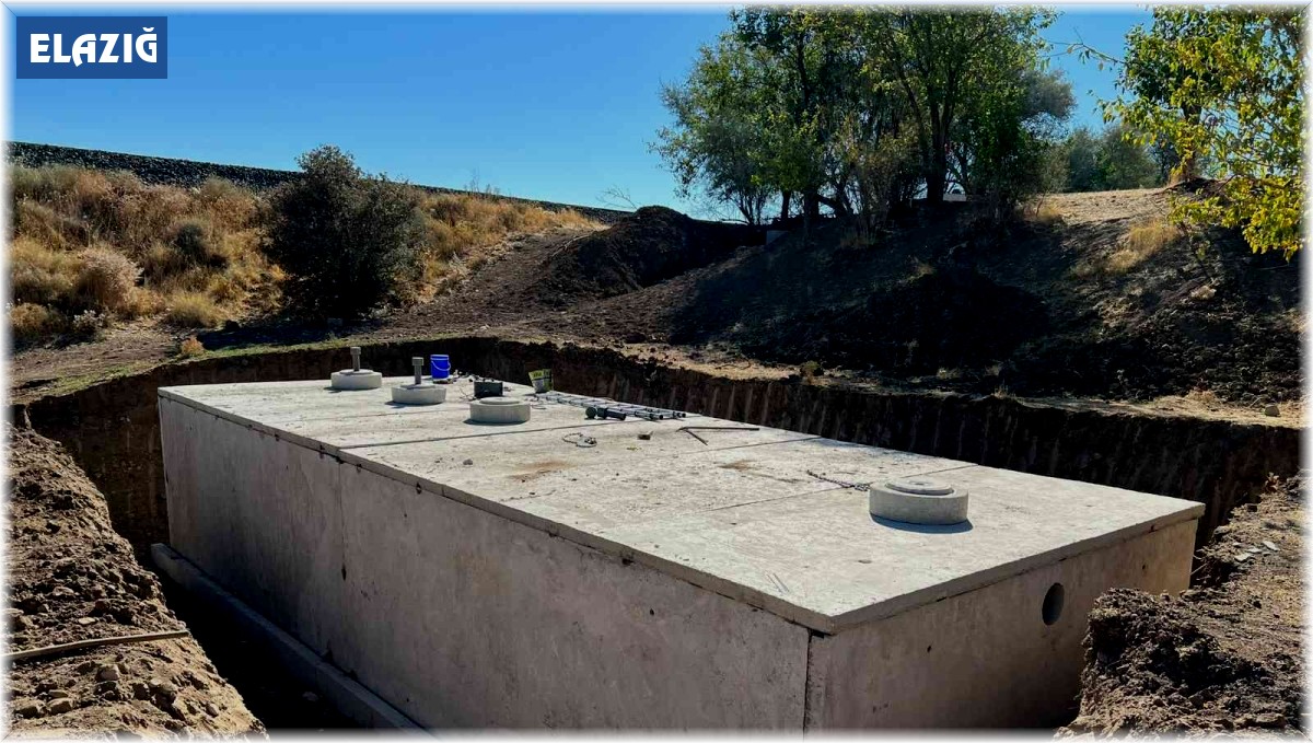 Elazığ'ın köylerinde alt yapı çalışmaları sürüyor