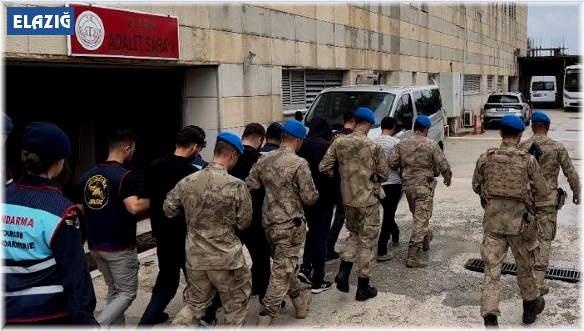 Elazığ merkezli 5 ilde dolandırıcılık ve hırsızlık operasyonu: 12 gözaltı