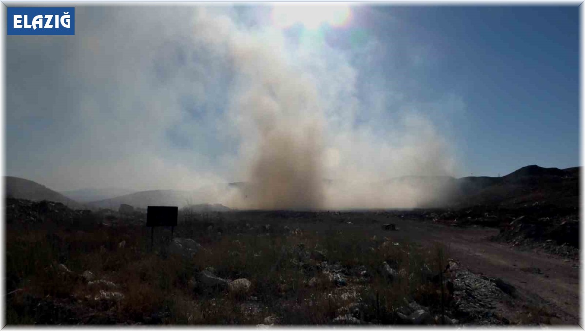Elazığ OSB'de yakılan katı atıklar vatandaşların tepkisini çekiyor