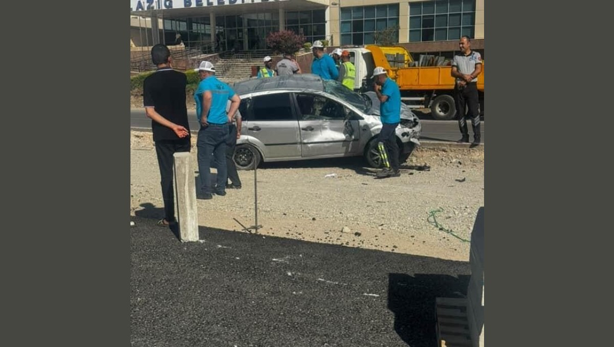 Elazığ otomobil takla attı: 1 yaralı