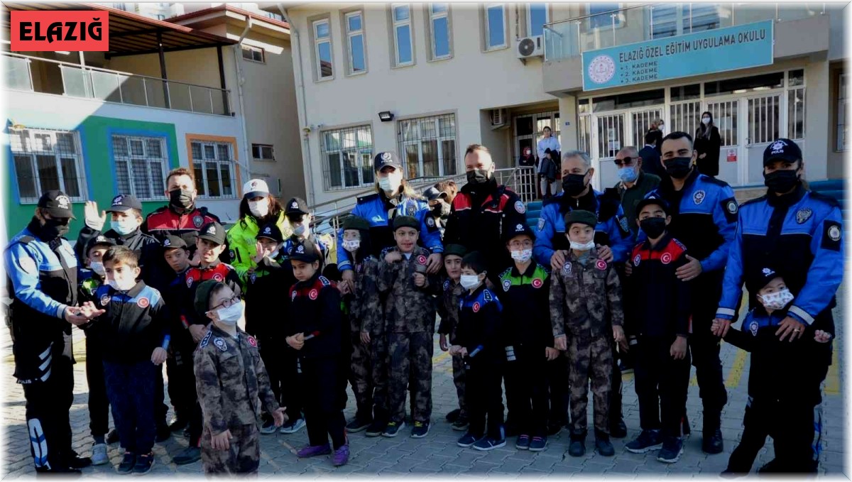 Elazığ polisi özel ve engelli çocuklarla bir araya geldi
