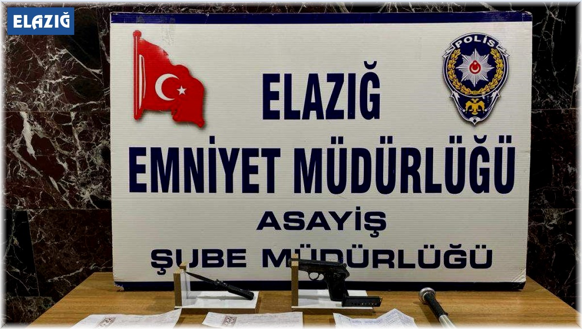Elazığ polisi suçlulara göz açtırmıyor: 6 tutuklama