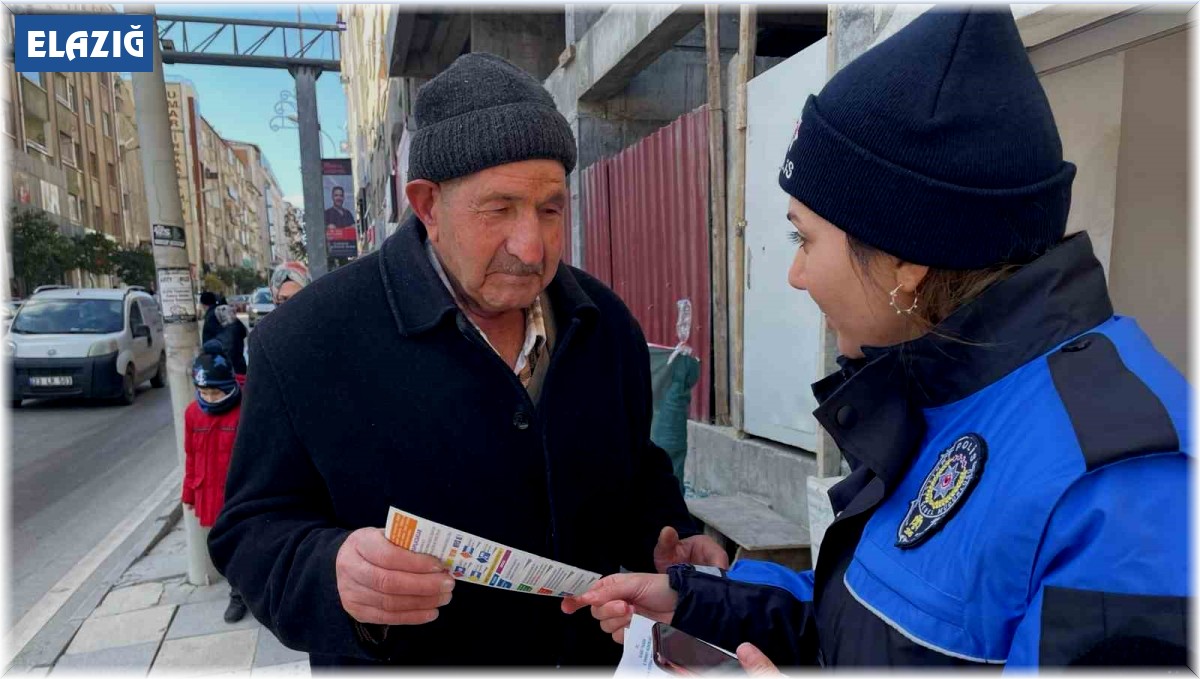 Elazığ polisinden deprem bilinçlendirme çalışması