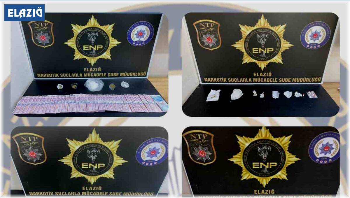 Elazığ polisinden uyuşturucu satıcılarına darbe: 12 gözaltı