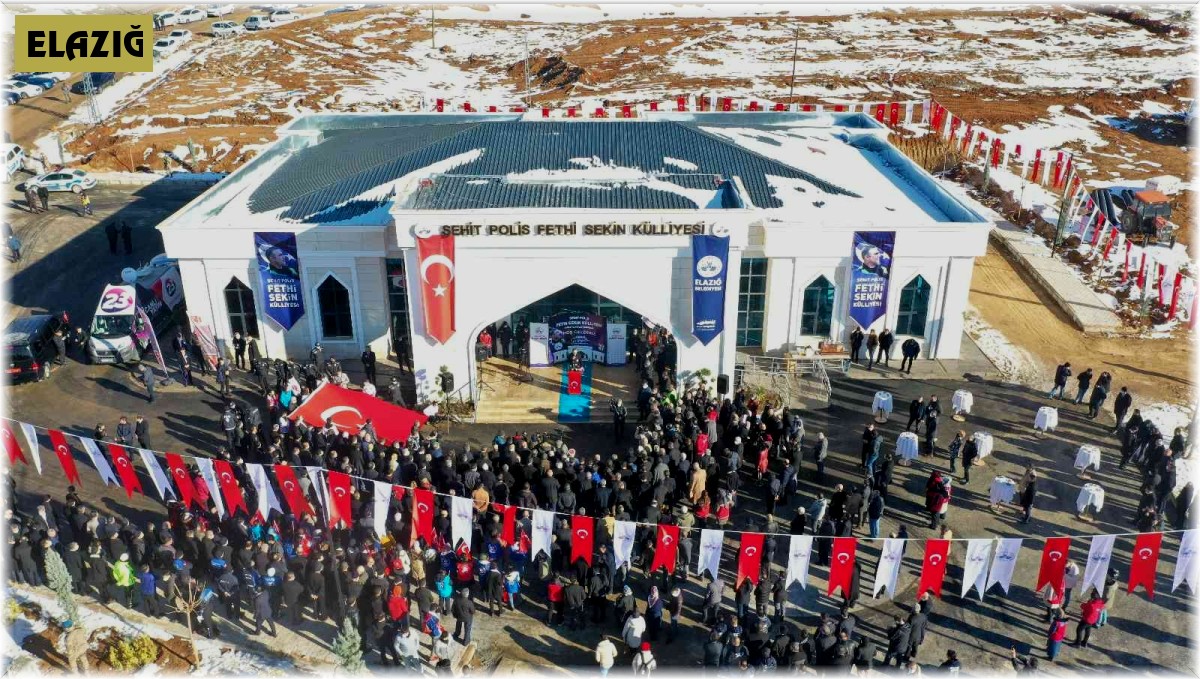 Elazığ şehidini unutmadı, Şehit Fethi Sekin Külliyesi törenle açıldı