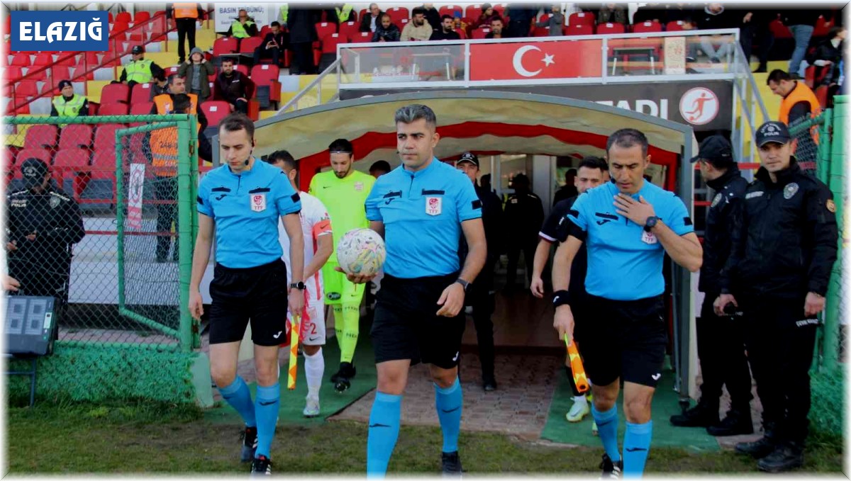 Elazığ takımlarının maçlarını yönetecek hakemler açıklandı