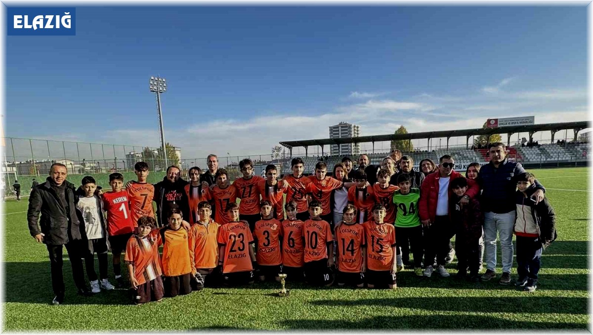 Elazığ U14 Ligi'nde şampiyon Yolspor