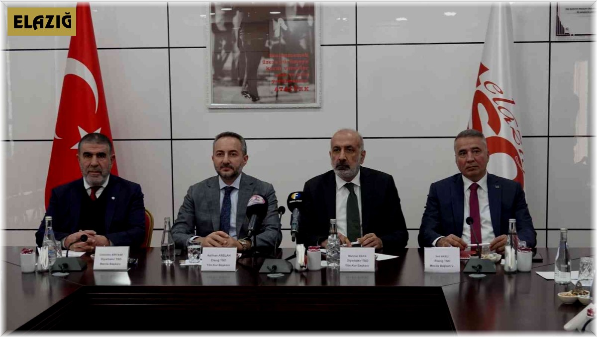 Elazığ ve Diyarbakır TSO arasında kardeş oda protokolü imzalandı