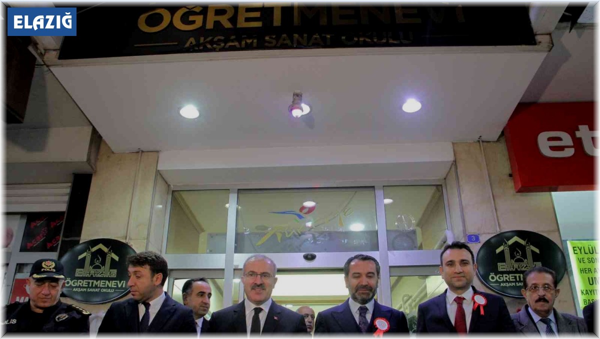 Elazığ, yeni öğretmenevine kavuştu