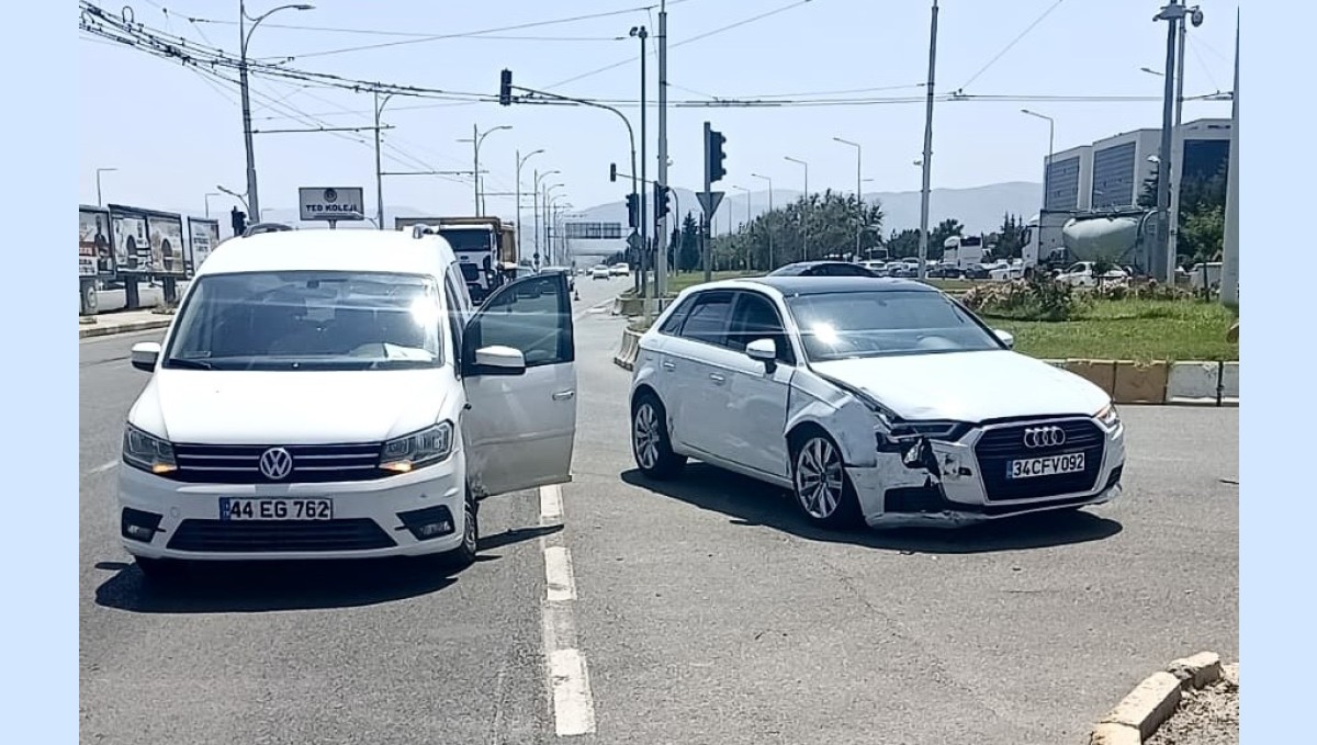Elazığ yolu üzerinde trafik kazası: 2 yaralı
