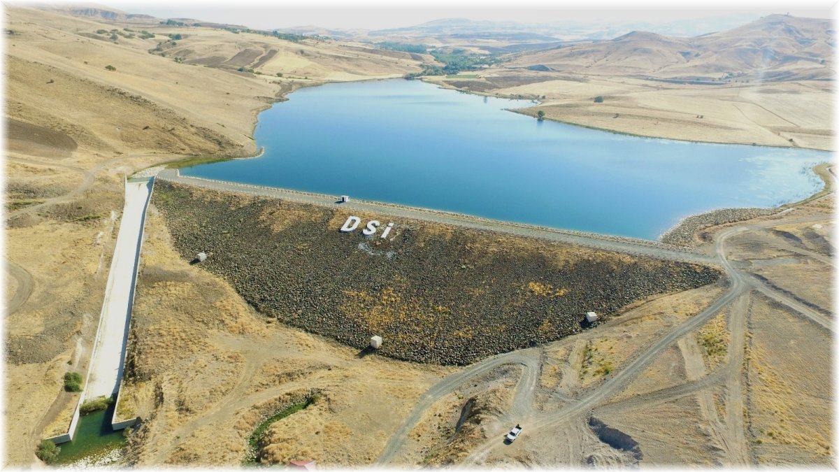 Elazığ’da Tatar Göleti sulaması inşaat çalışmaları devam ediyor