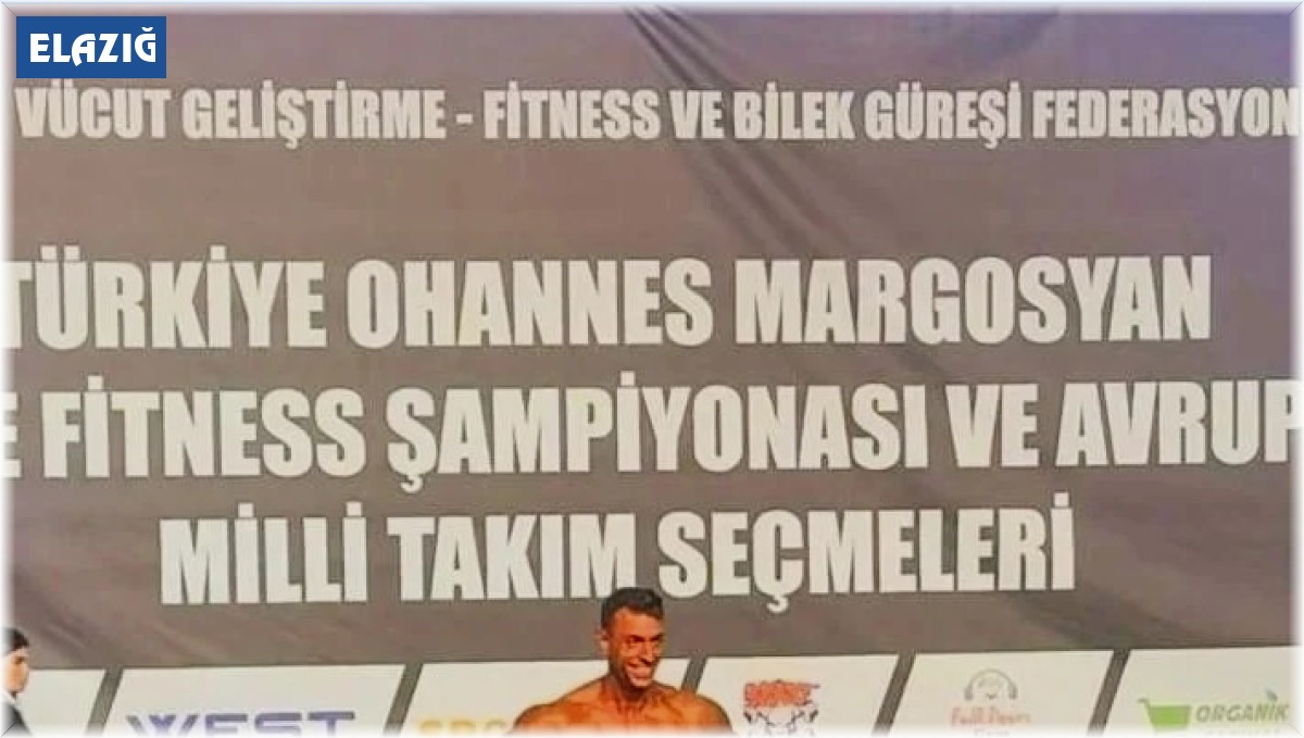 Elazığlı sporcu Erikçi, Türkiye 3.'sü oldu