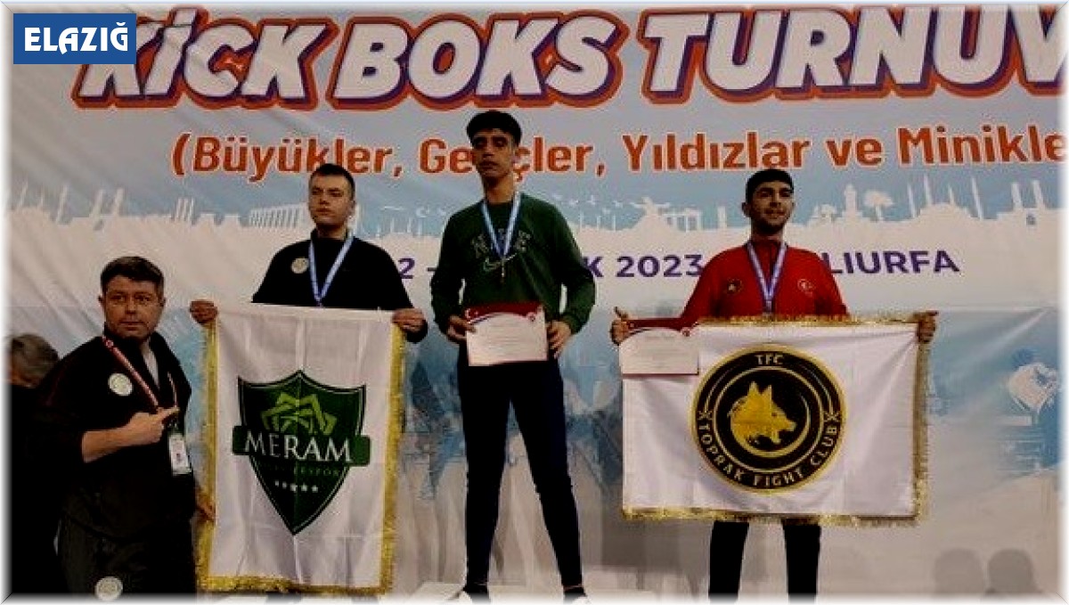Elazığlı sporculardan 2 altın, 1 bronz madalya