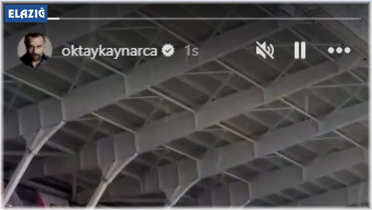 Elazığspor'a bir destek mesajı da Oktay Kaynarca'dan