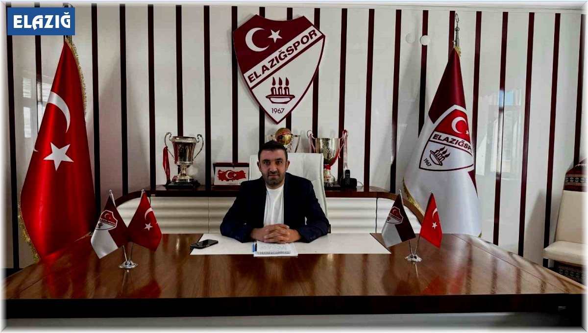 Elazığspor Basın Sözcüsü Uygur: ''Menemen FK maçını yeni zeminimizde oynayacağız"