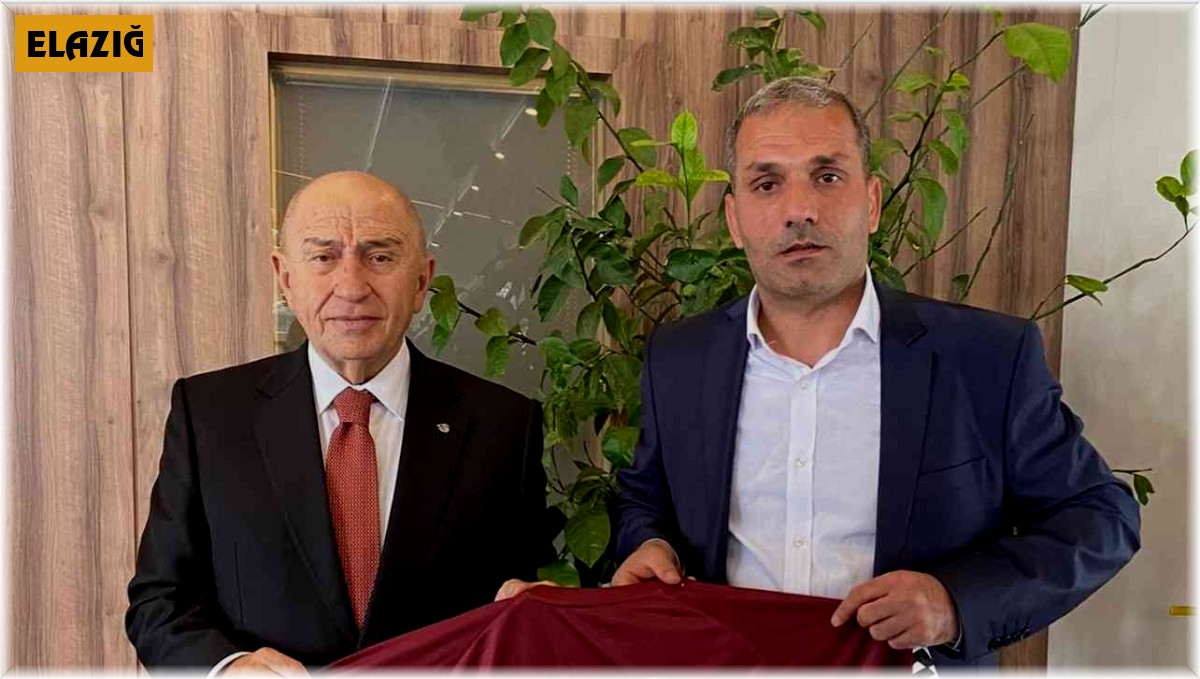 Elazığspor Başkanı Çayır, TFF Başkanı Özdemir ile görüştü