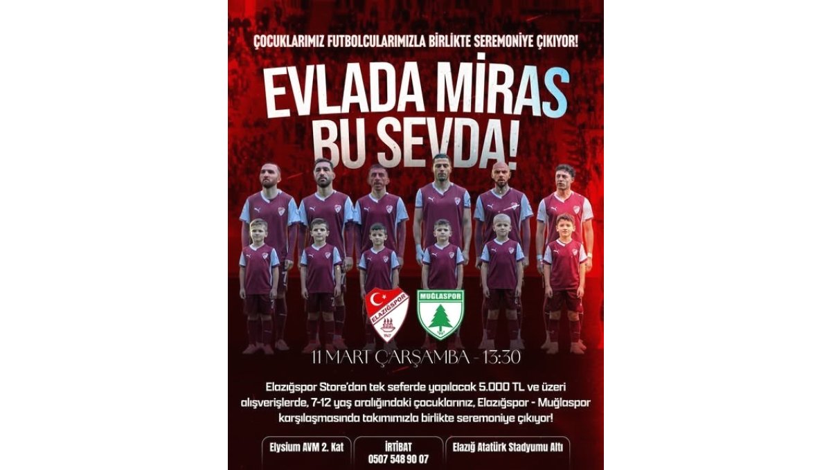 Elazığspor'dan seremoni açıklaması