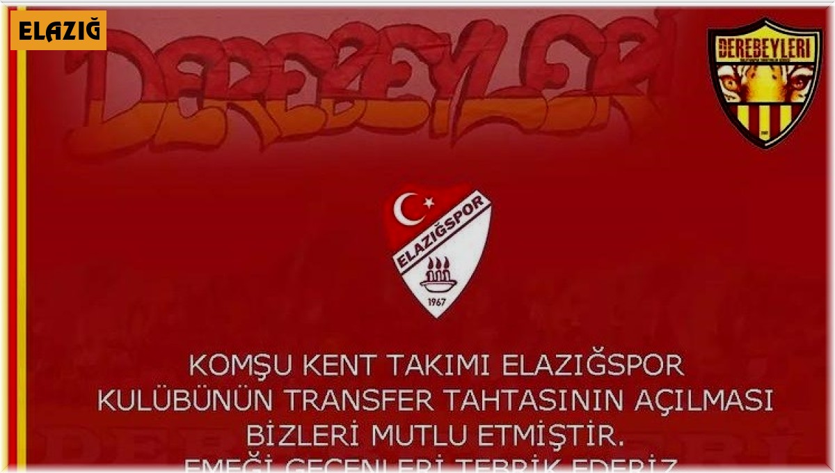 Elazığspor'un transfer yasağını kaldırması Malatya'yı da sevindirdi