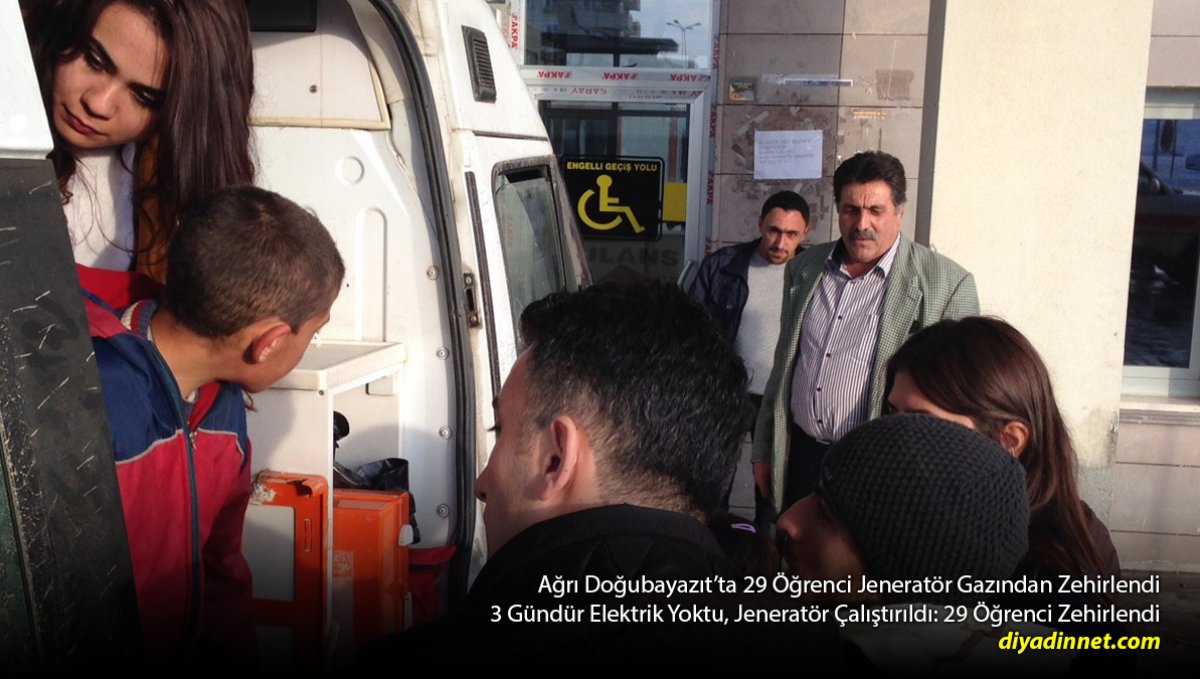 Elektrik Kesintisi Sonrası Jeneratör Çalıştırıldı: Doğubayazıt'ta 29 Öğrenci Jeneratör Gazından Zehirlendi